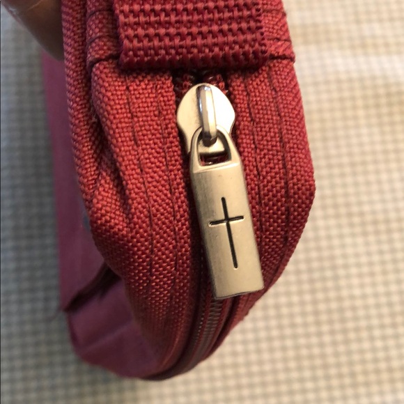 Bible Case - Waterproof Organizer Magnifier Pockets Zippers Unisex NWOT #612 - Picture 8 of 13